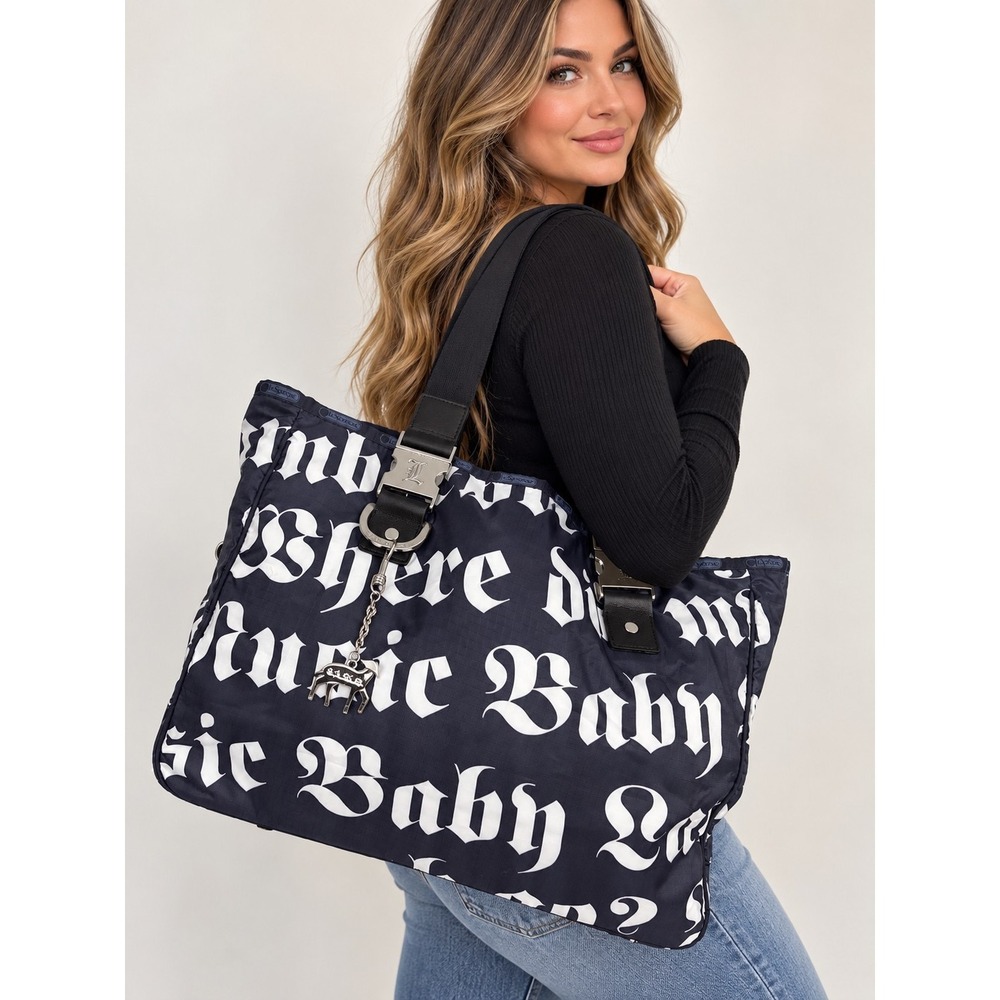 L.A.M.B. Gwen Stefani LeSportsac Tote Y2K Love Angel Music Baby Horse Charm